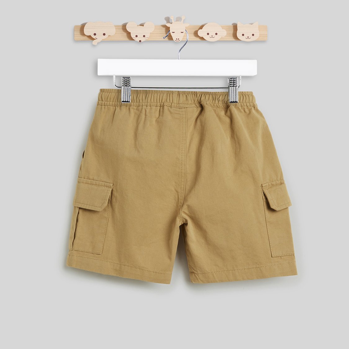 Juniors Solid Cargo Shorts