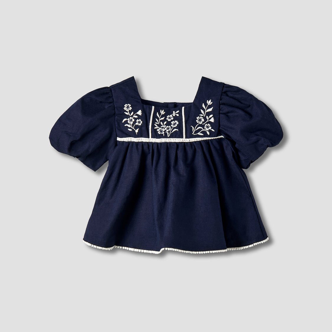 Juniors Embroidered Top
