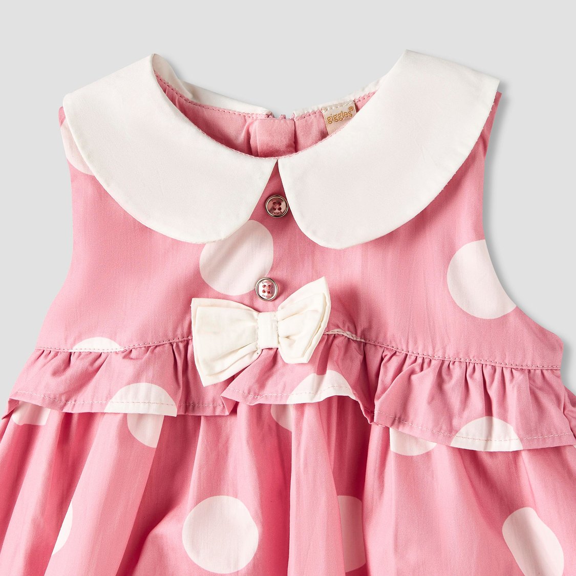 Giggles Polka Dot Print A-line Dress