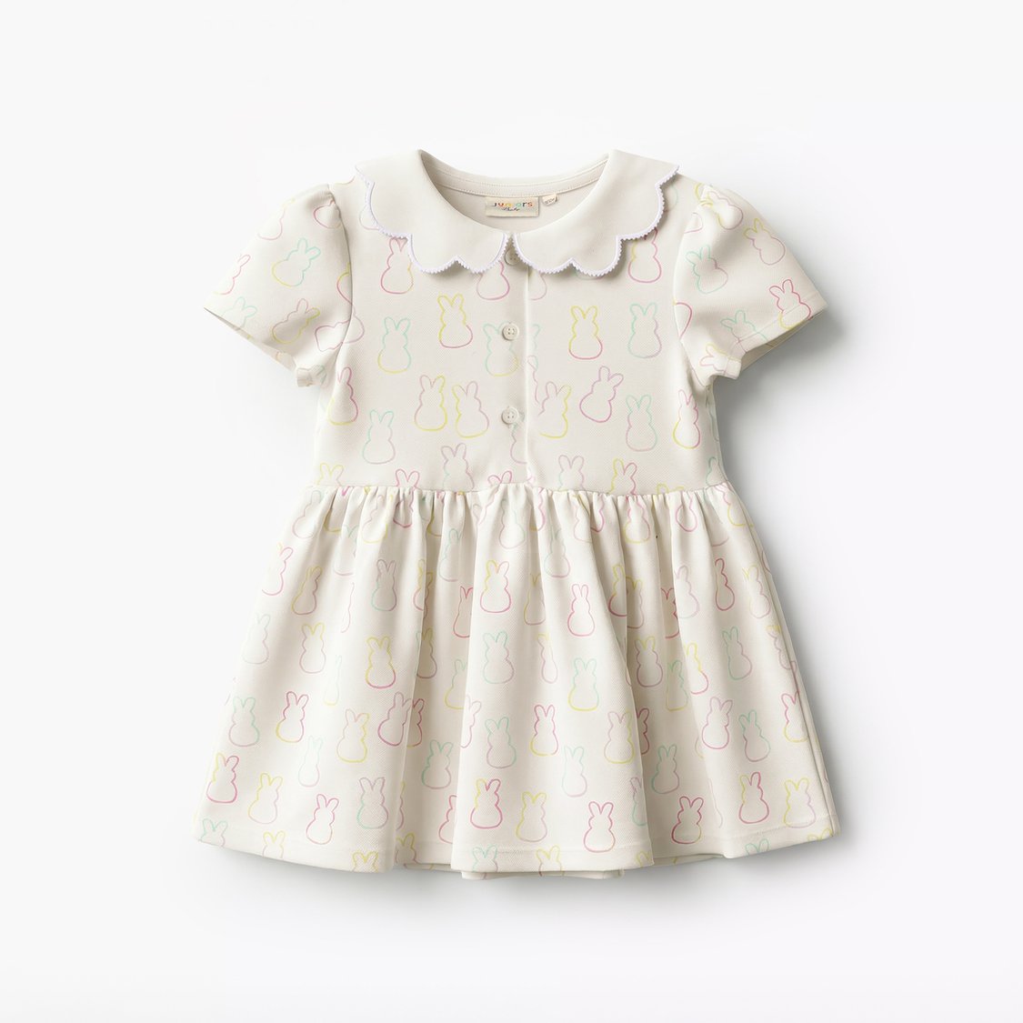 Juniors Bunny Print A-line Dress