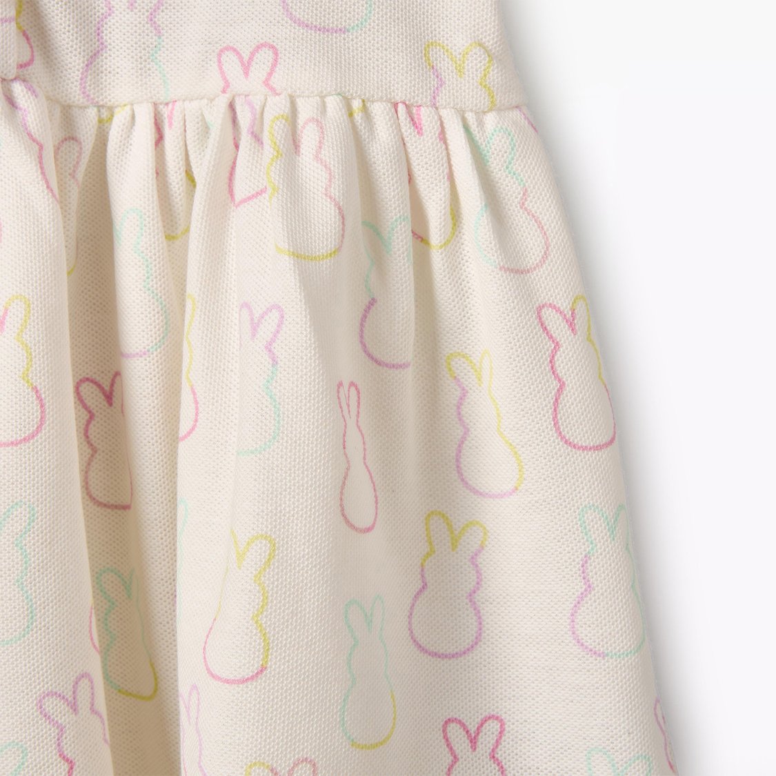 Juniors Bunny Print A-line Dress