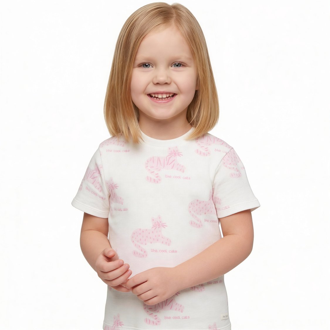 Juniors Animal Print T-shirt and Joggers Set