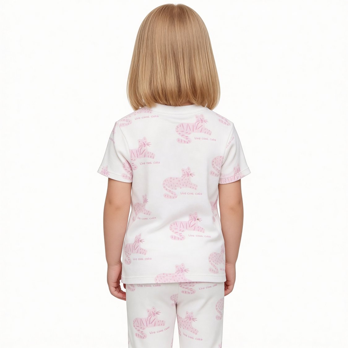 Juniors Animal Print T-shirt and Joggers Set