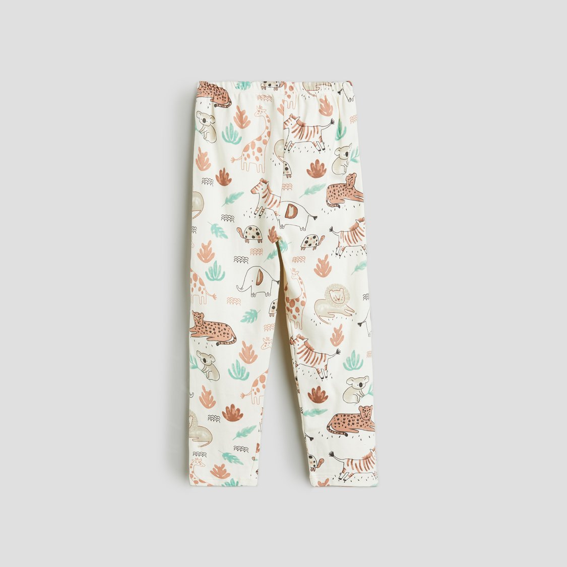 Juniors Animal Print T-shirt and Pyjama Set