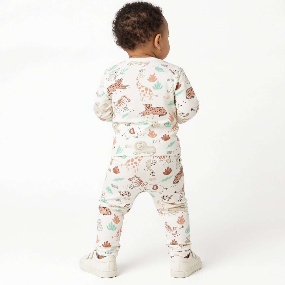 Juniors Animal Print T-shirt and Pyjama Set