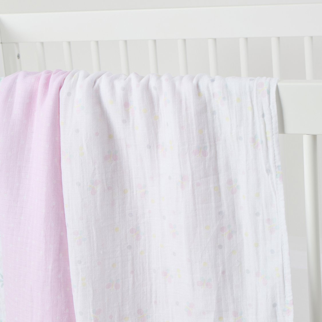 Juniors 3-Piece Printed Muslin Swaddle Blanket Set - 100x100cm