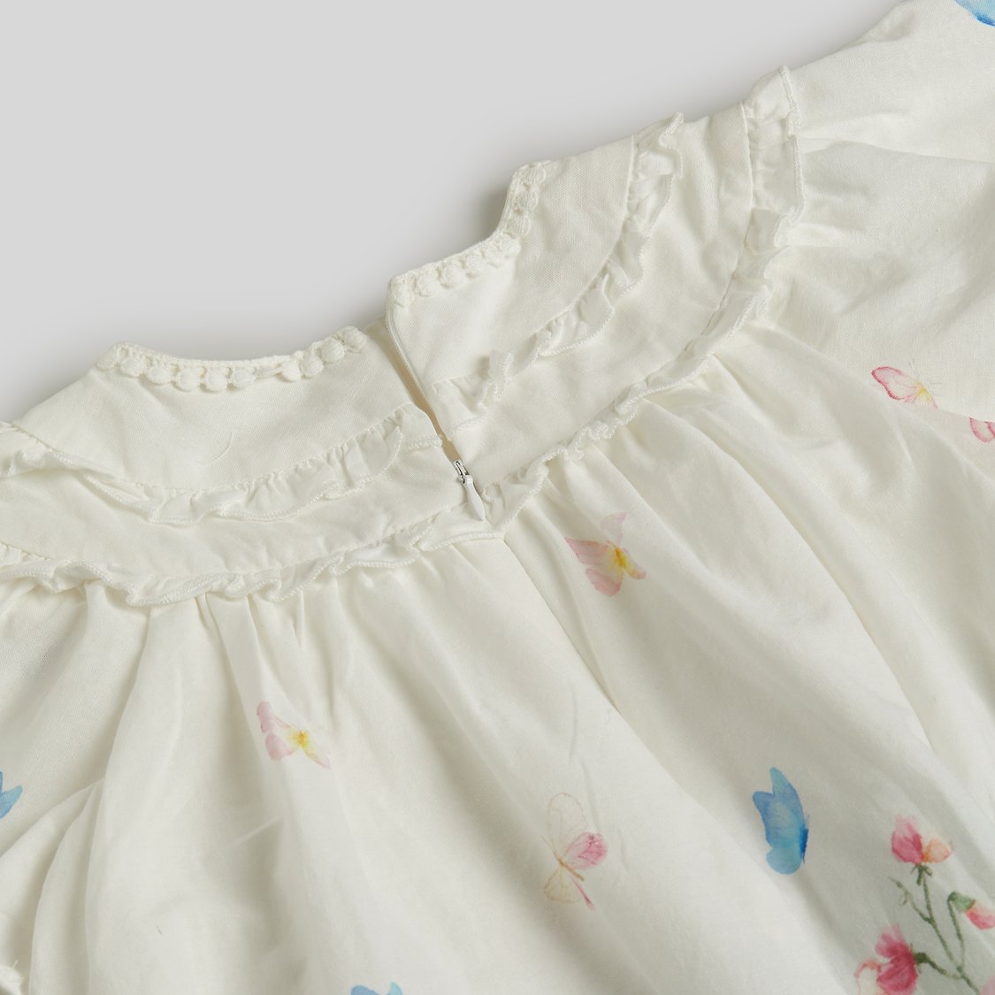 Juniors Floral Print A-line Dress