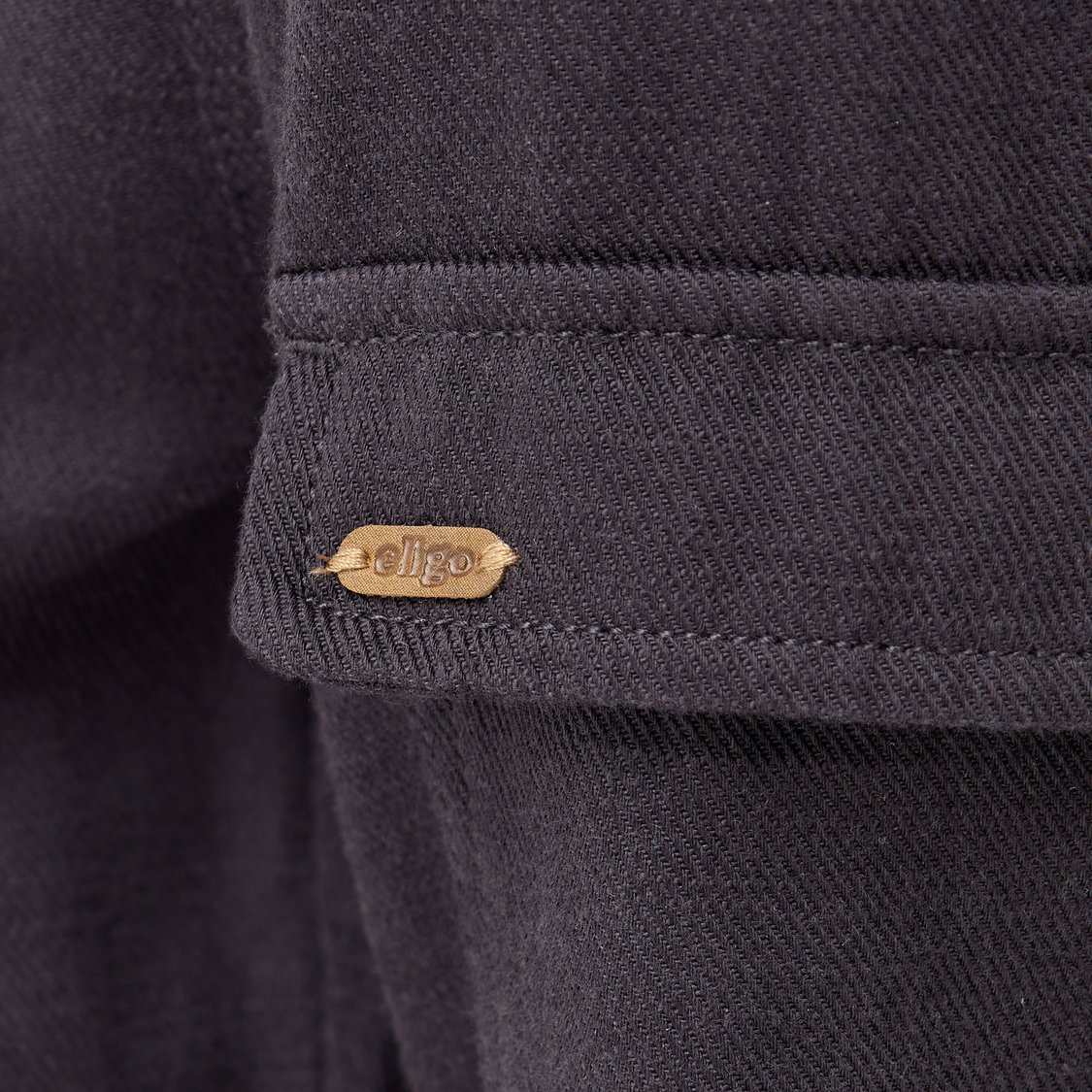 Eligo Solid Drawstring Waist Cargo Shorts