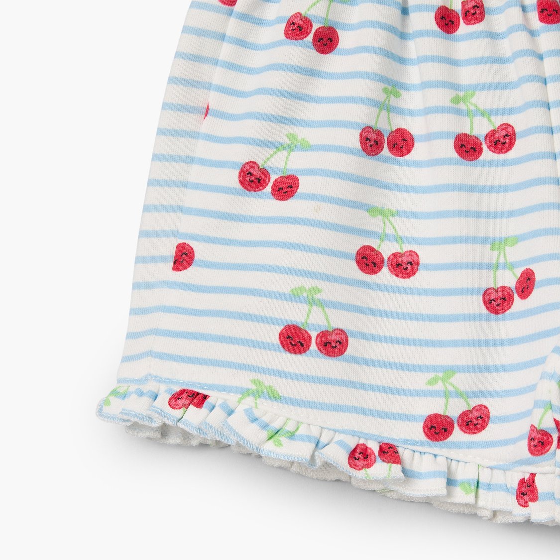 Juniors Cherry Print Elasticated Shorts