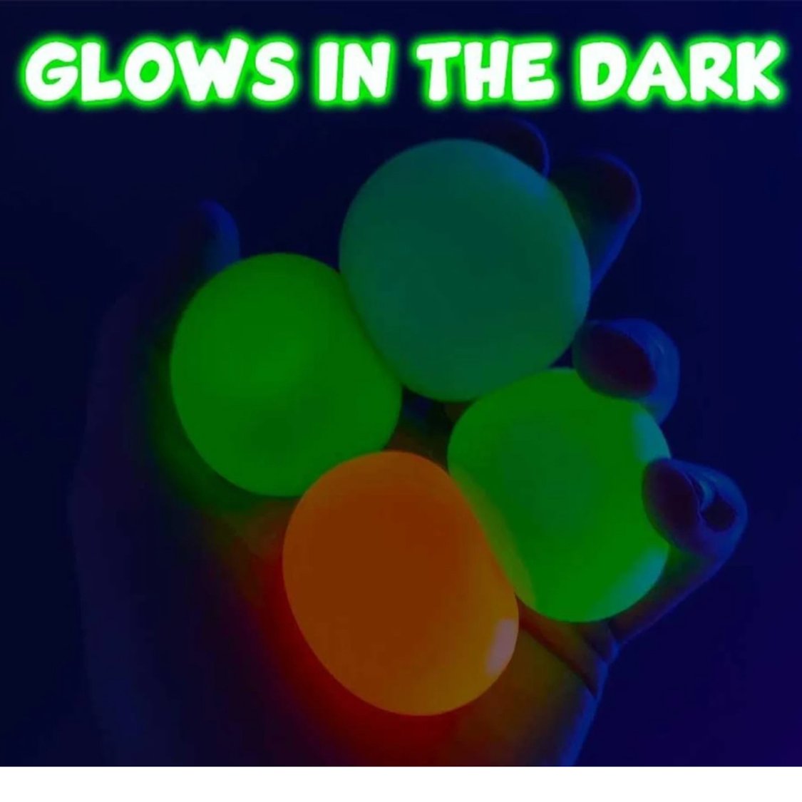 Scoobies Glow in the Dark Squishy Balls
