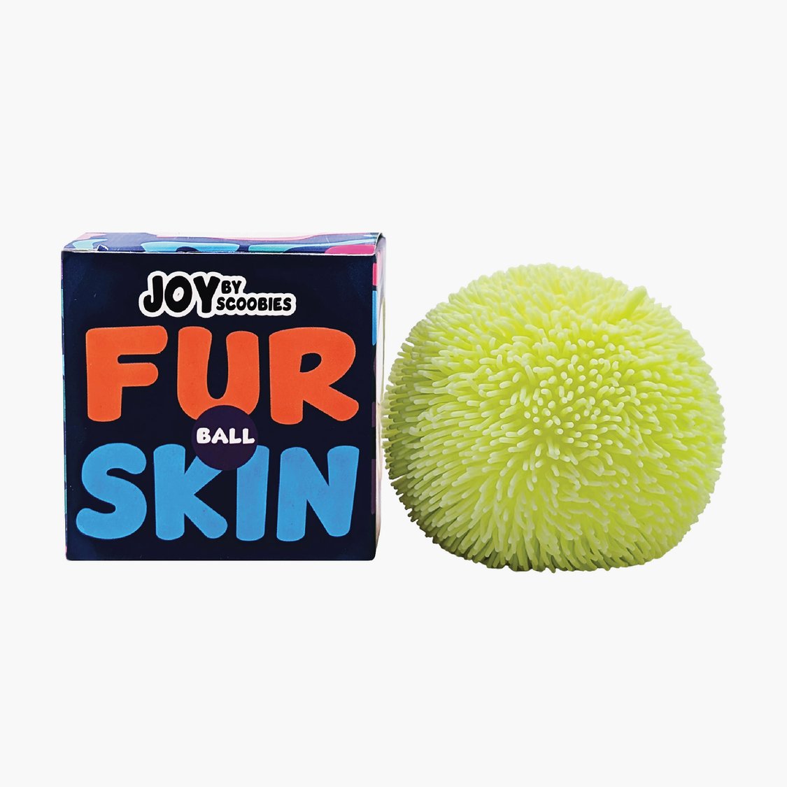Scoobies Fur Skin Soft & Spiky Ball