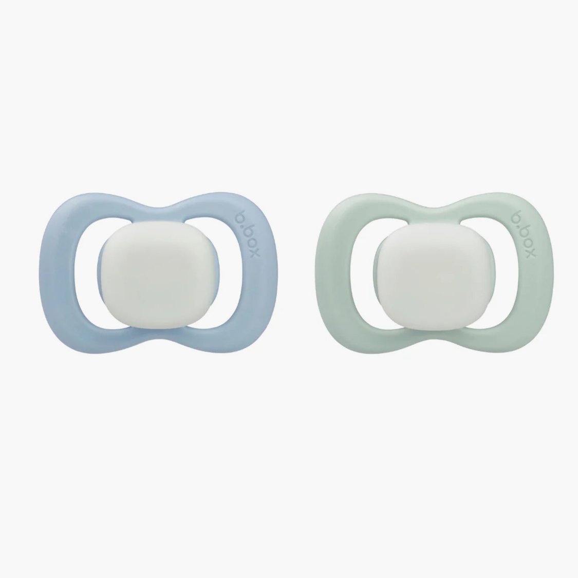 B.Box Glow in the Dark Silicone Pacifiers - Size 2 - Pack of 2