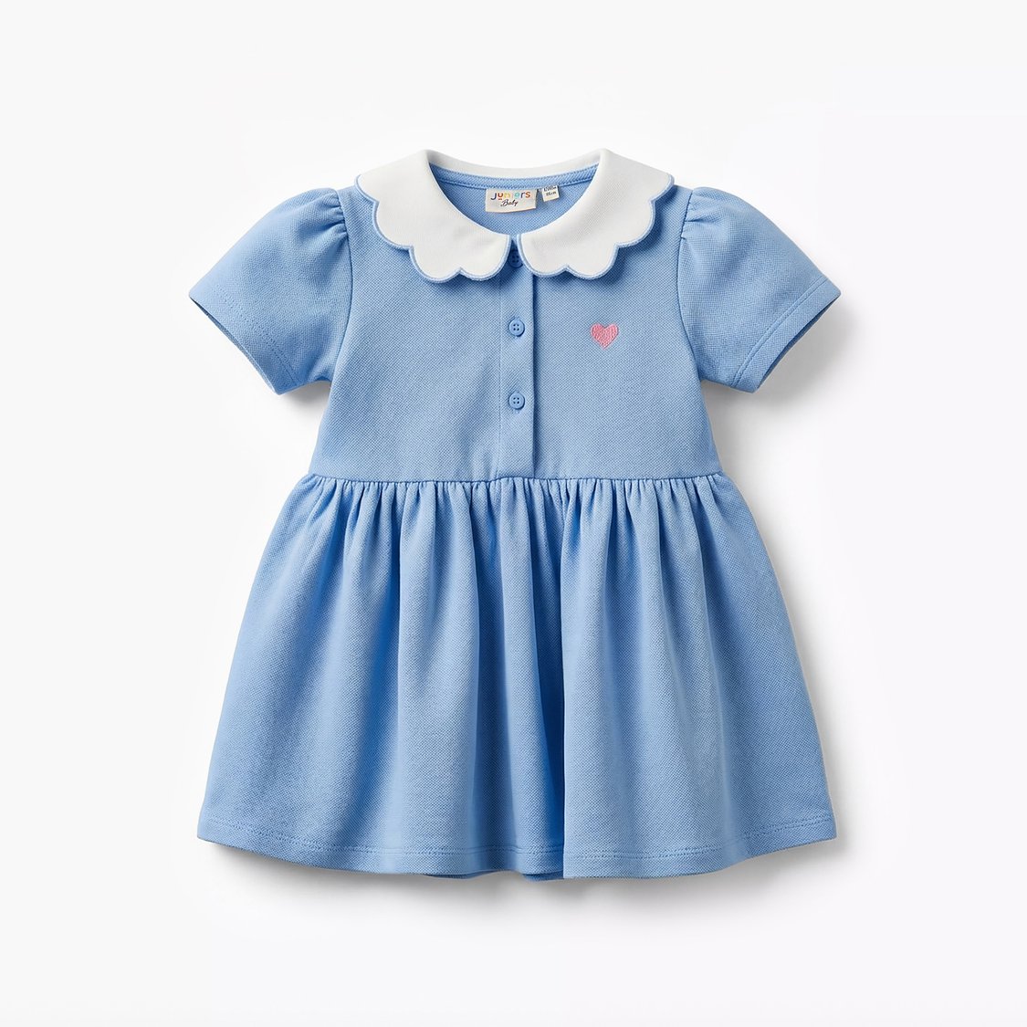 Juniors Solid A-line Dress