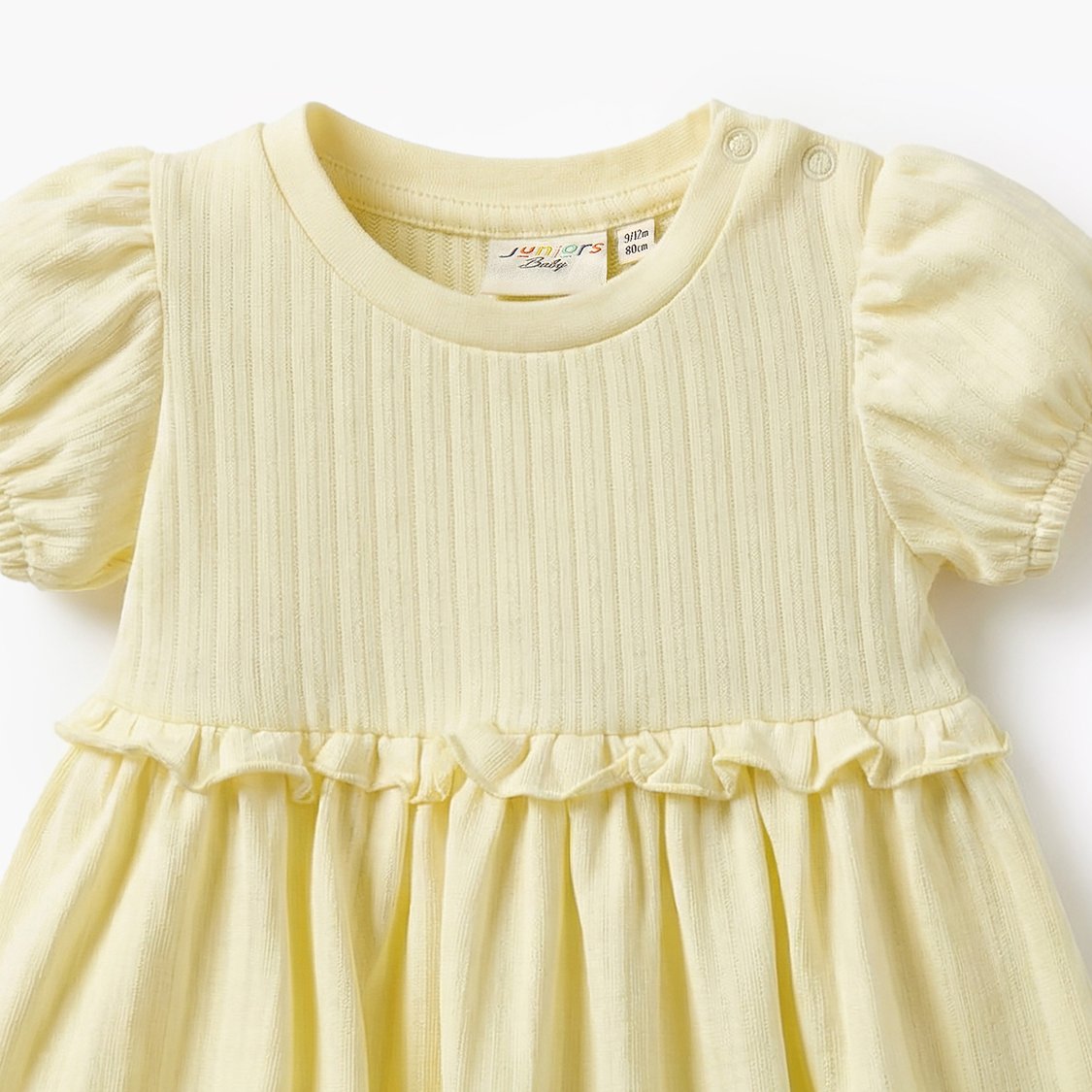Juniors Ribbed A-line Dress
