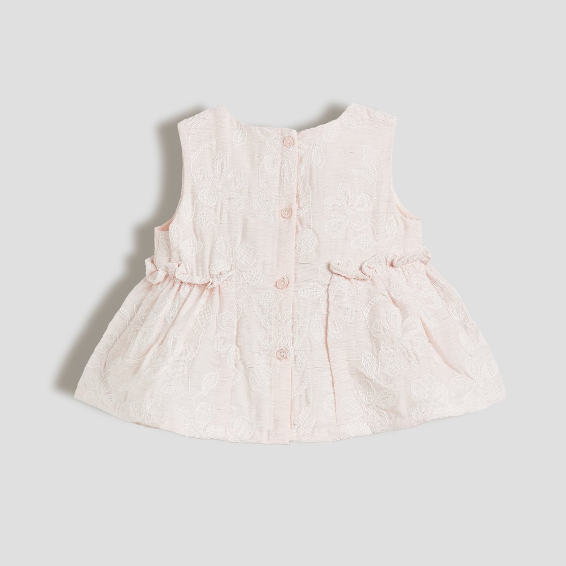 Giggles Embroidered A-Line Top and Shorts Set