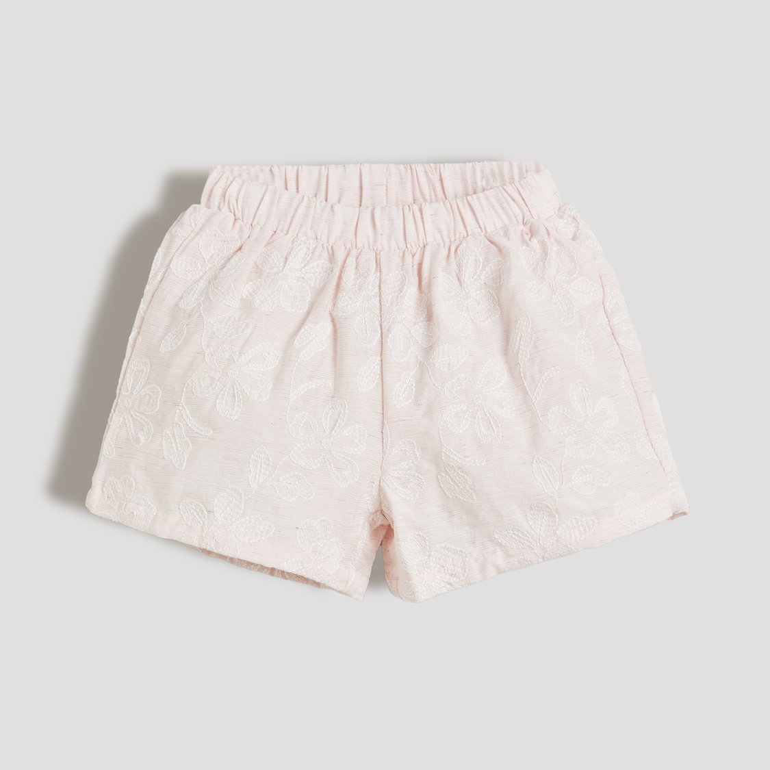 Giggles Embroidered A-Line Top and Shorts Set