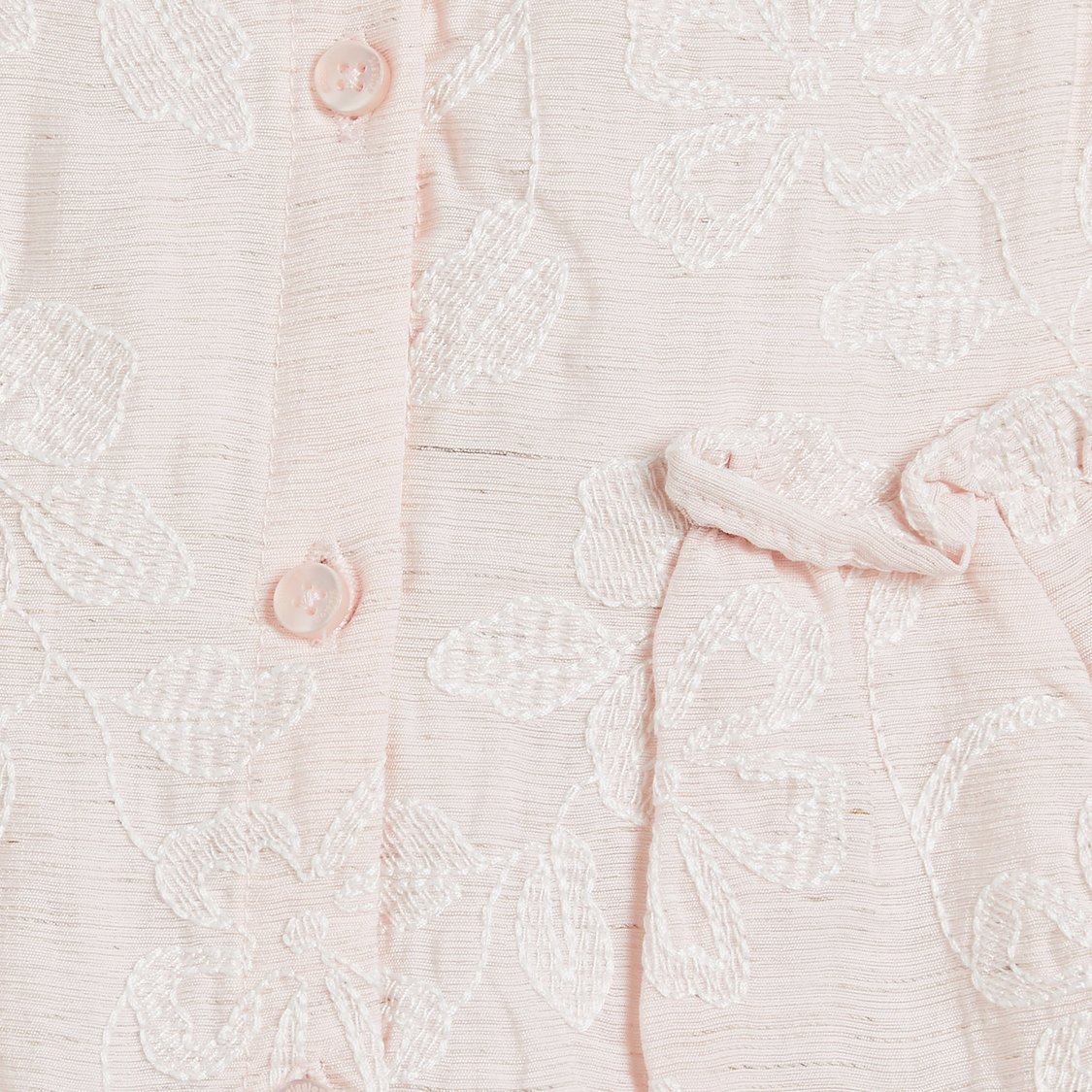 Giggles Embroidered A-Line Top and Shorts Set