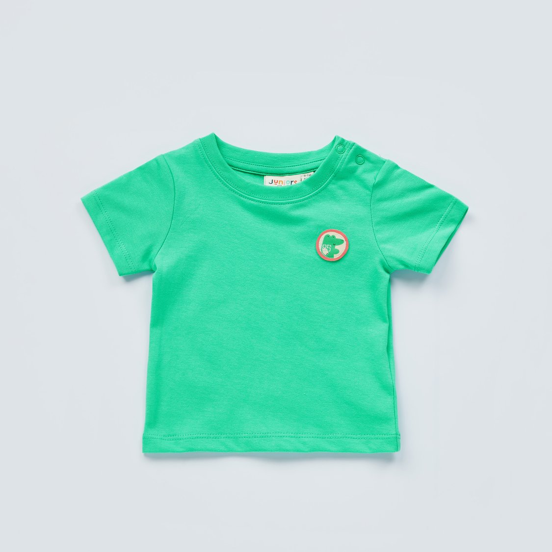 Juniors Printed Dungaree with T-shirt Set