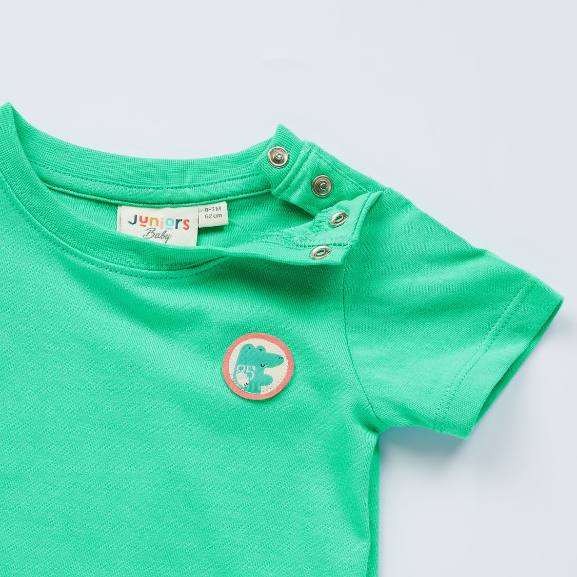 Juniors Printed Dungaree with T-shirt Set
