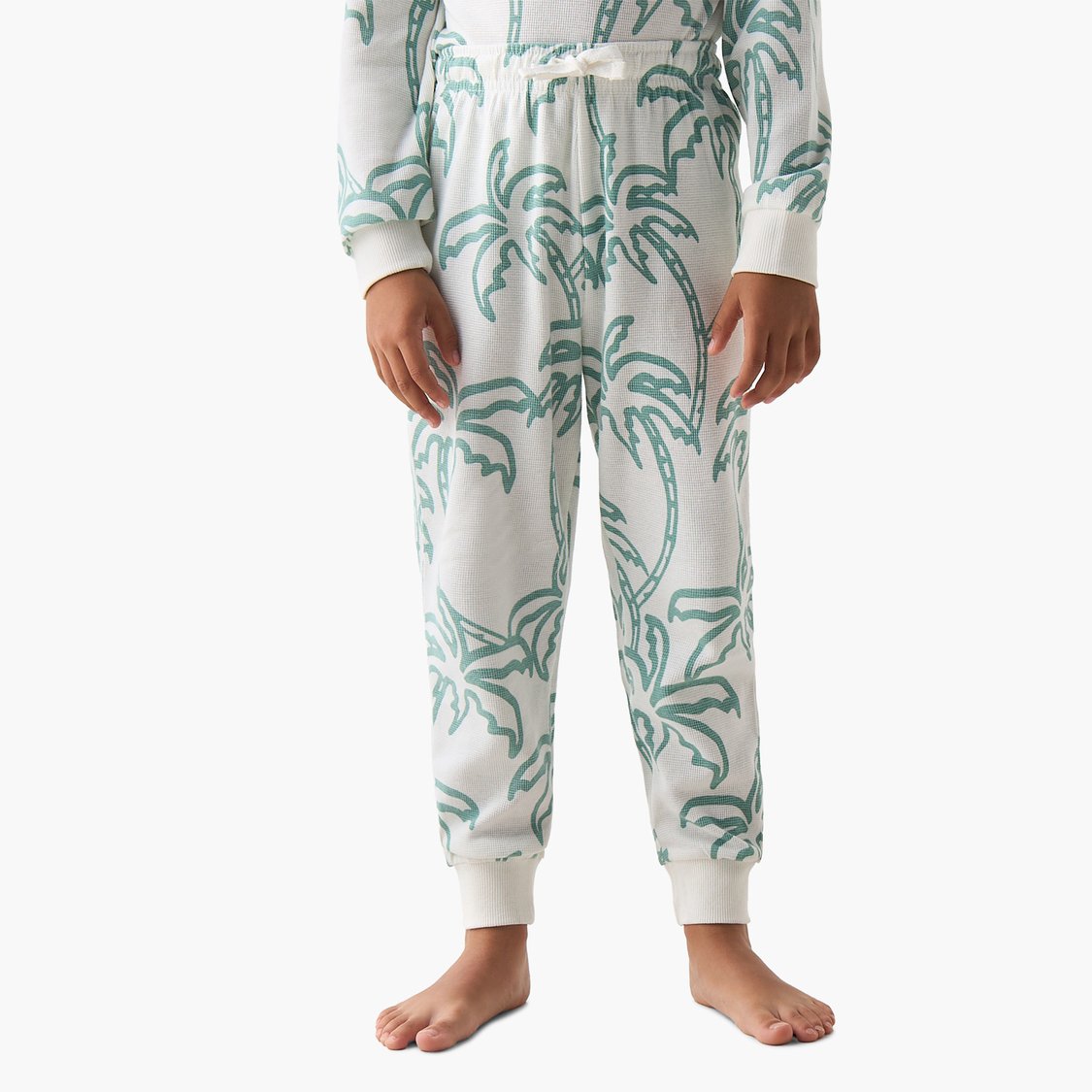 Juniors Tropical Print t-shirt and Pyjama Set
