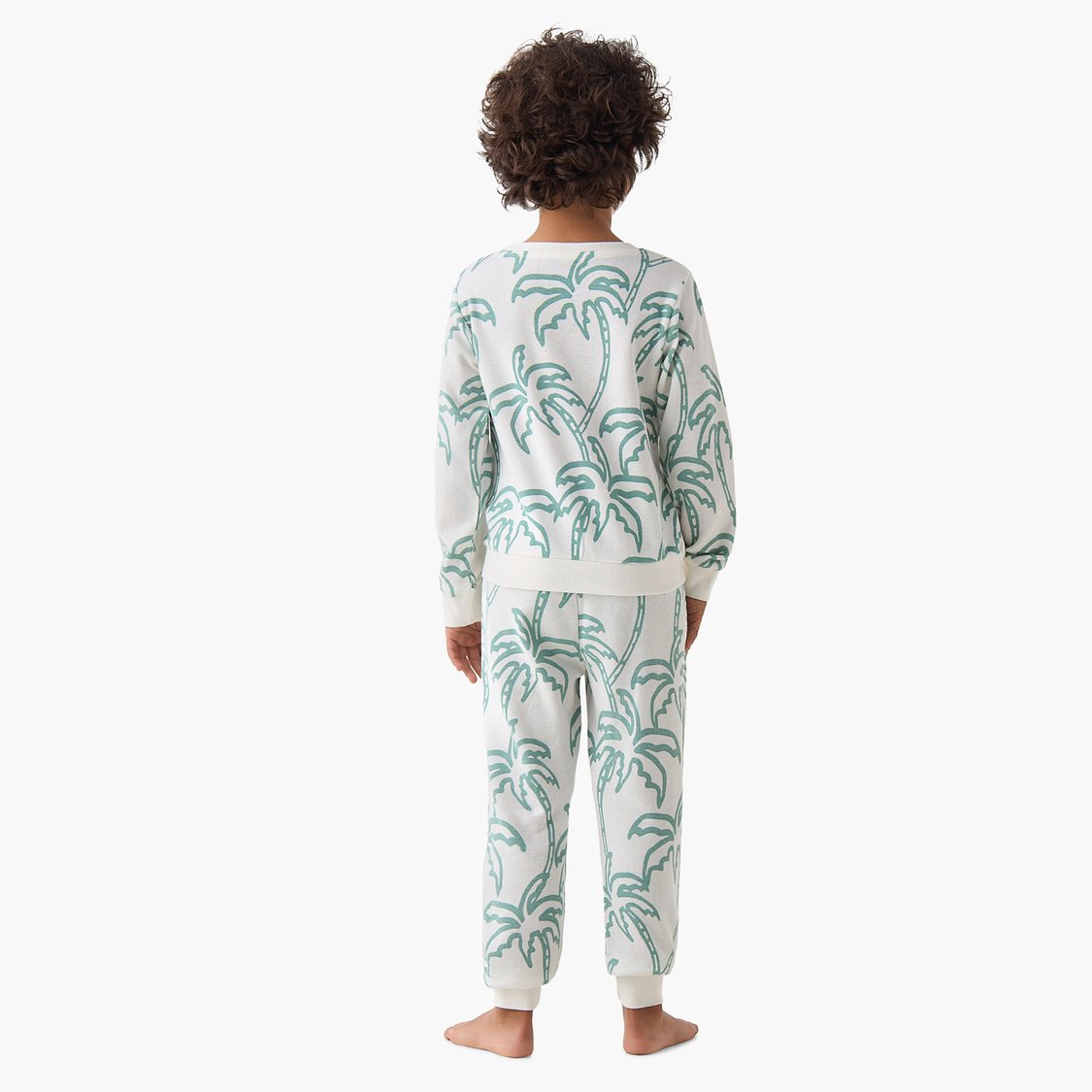 Juniors Tropical Print t-shirt and Pyjama Set