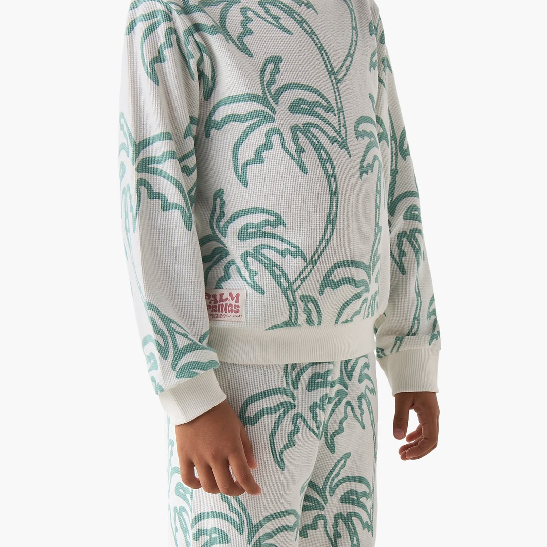Juniors Tropical Print t-shirt and Pyjama Set