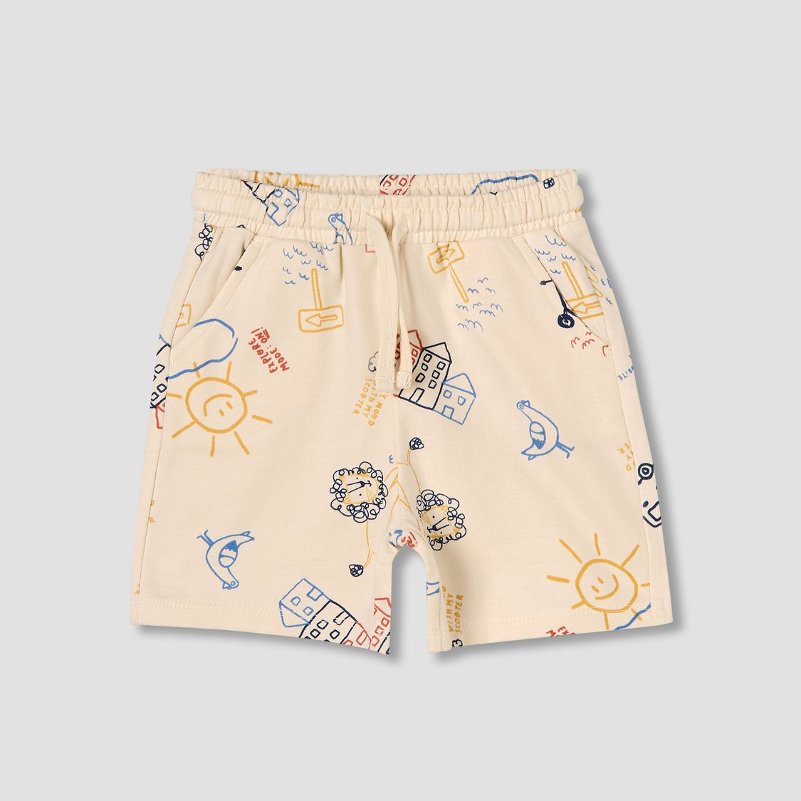Juniors Printed T-shirt and Shorts Set