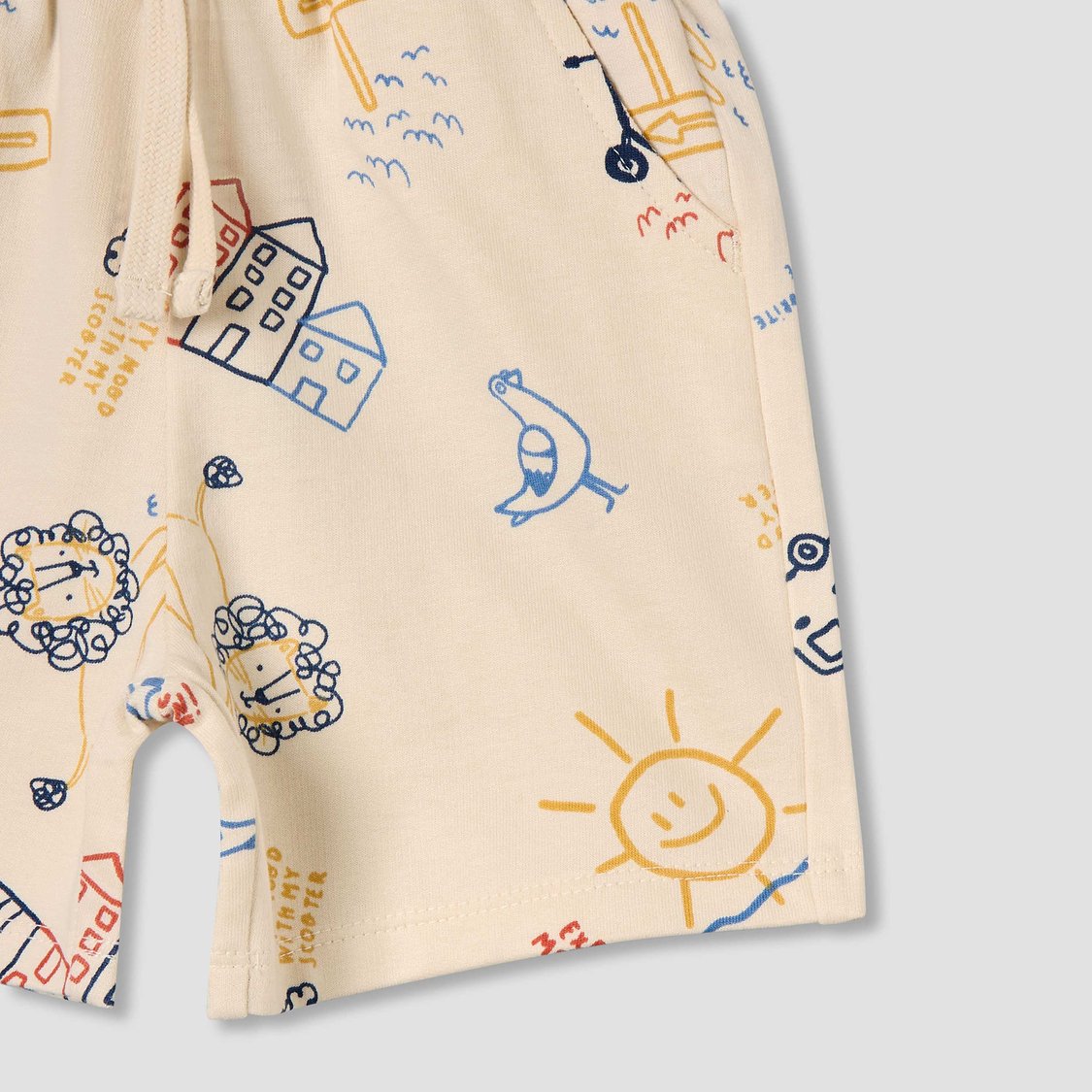 Juniors Printed T-shirt and Shorts Set