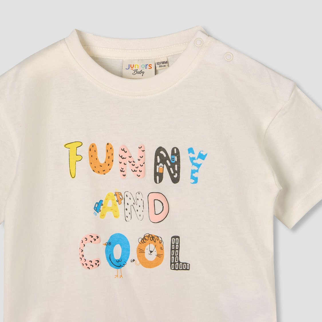 Juniors Graphic Print T-shirt and Shorts Set