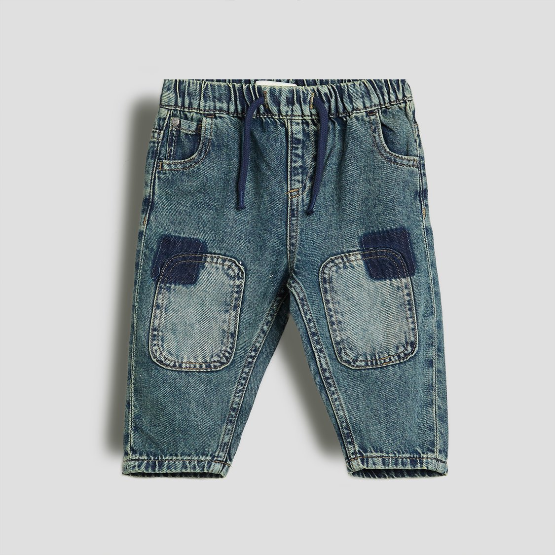 Juniors Jeans with Drawstring Waist