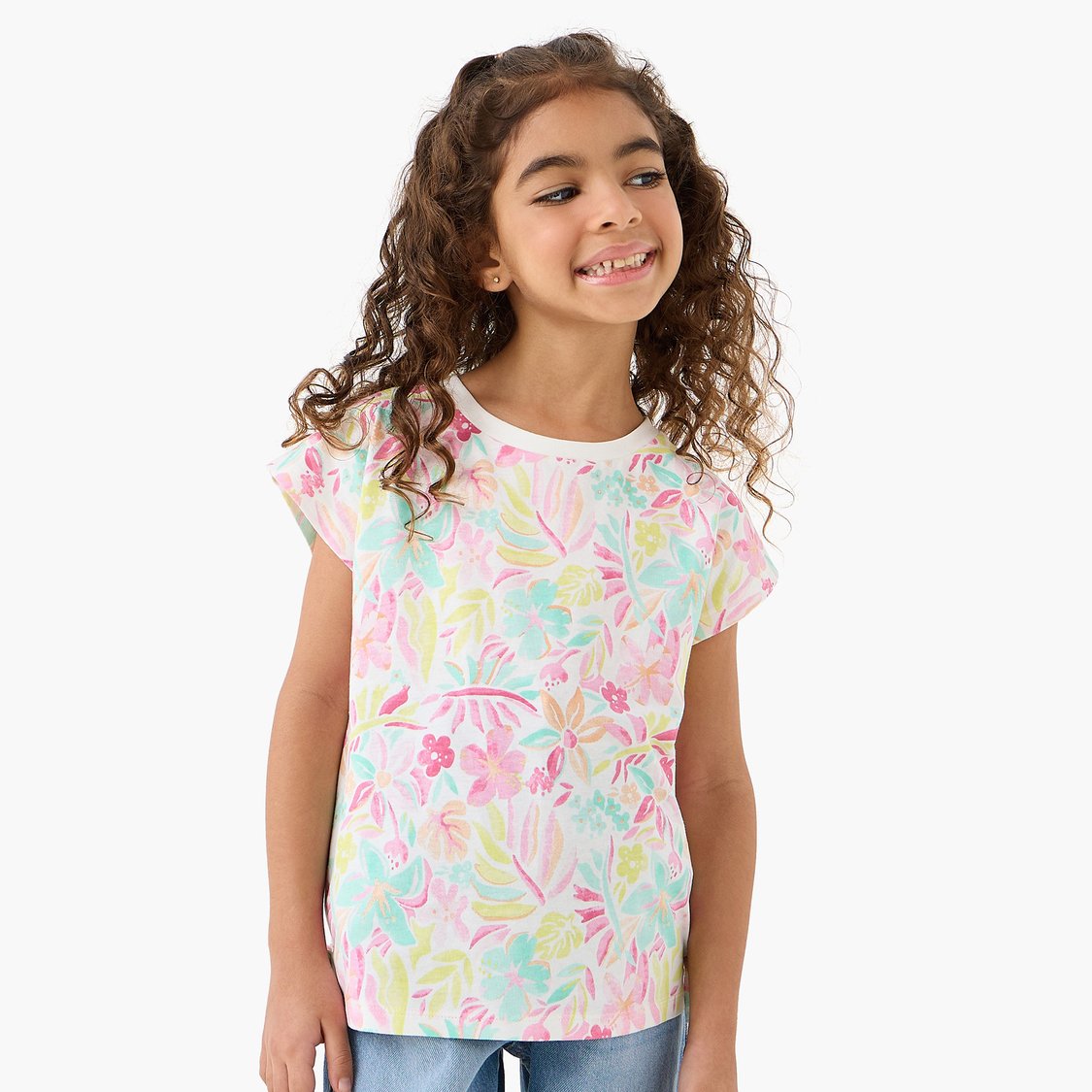 Juniors Graphic Print T-shirts - Pack of 2