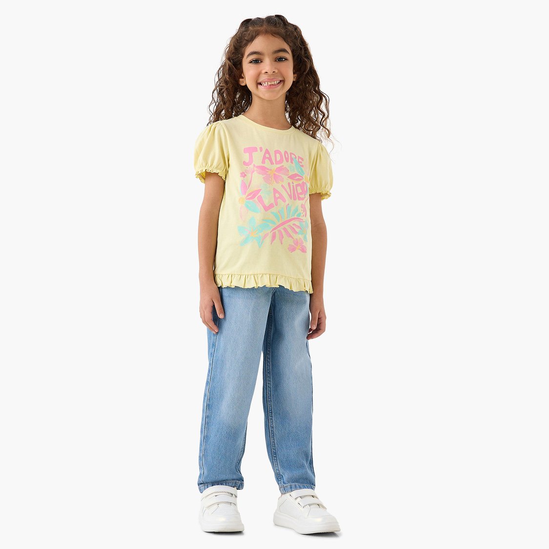 Juniors Graphic Print T-shirts - Pack of 2
