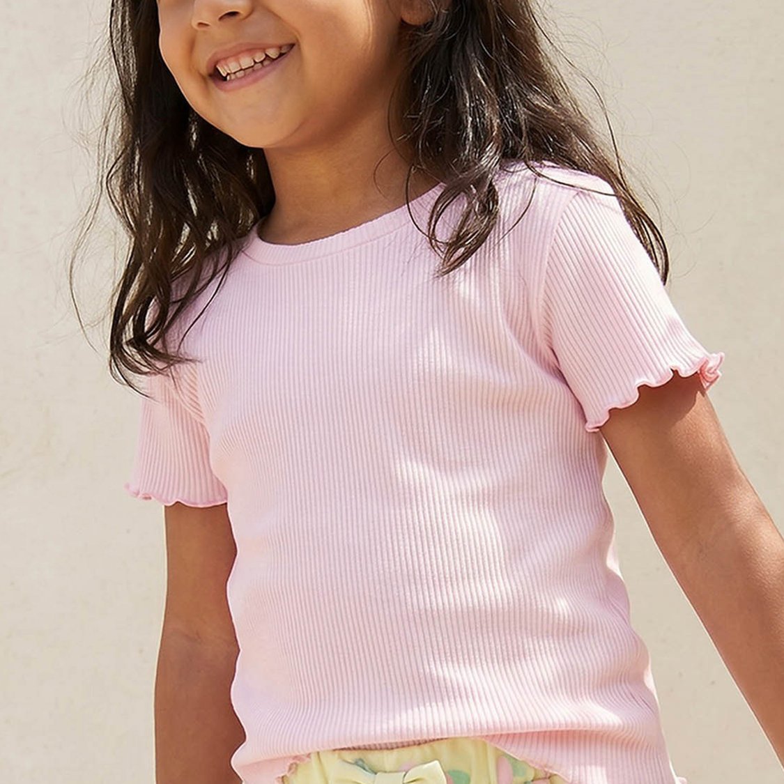 Juniors Heart Print Elasticated Shorts