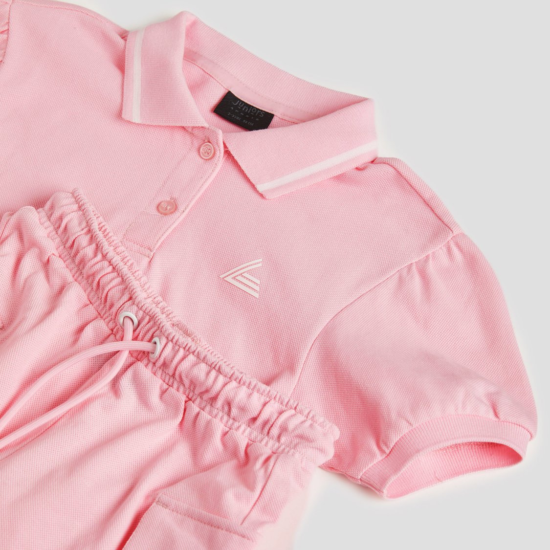 Junior Sports Polo T-shirt with Shorts Set