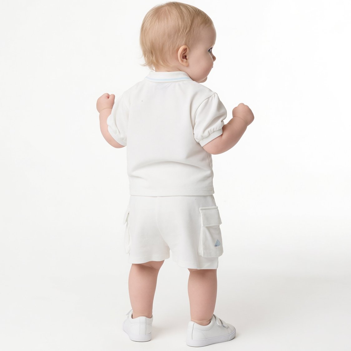 Junior Sports Solid T-shirt with Shorts Set