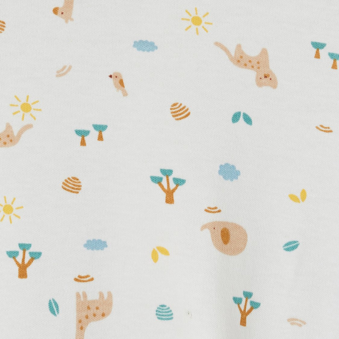 Juniors Printed Zipper Detail Sleepsuit