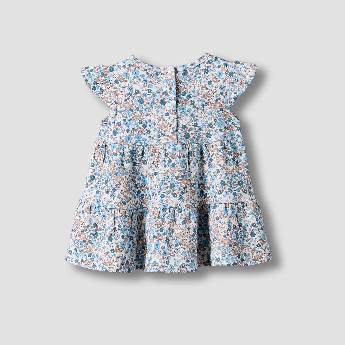 Juniors Floral Print A-Line Dress