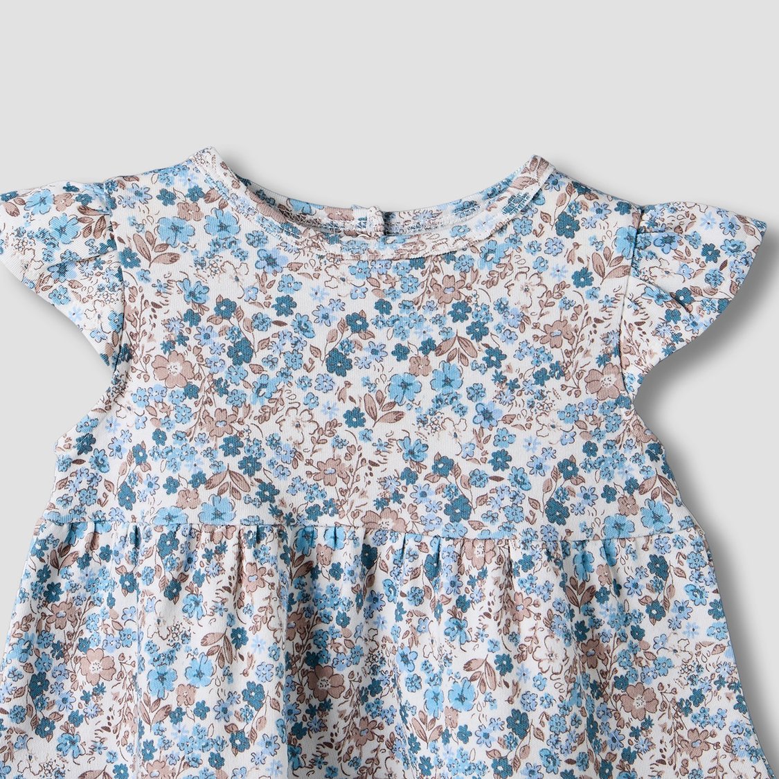 Juniors Floral Print A-Line Dress