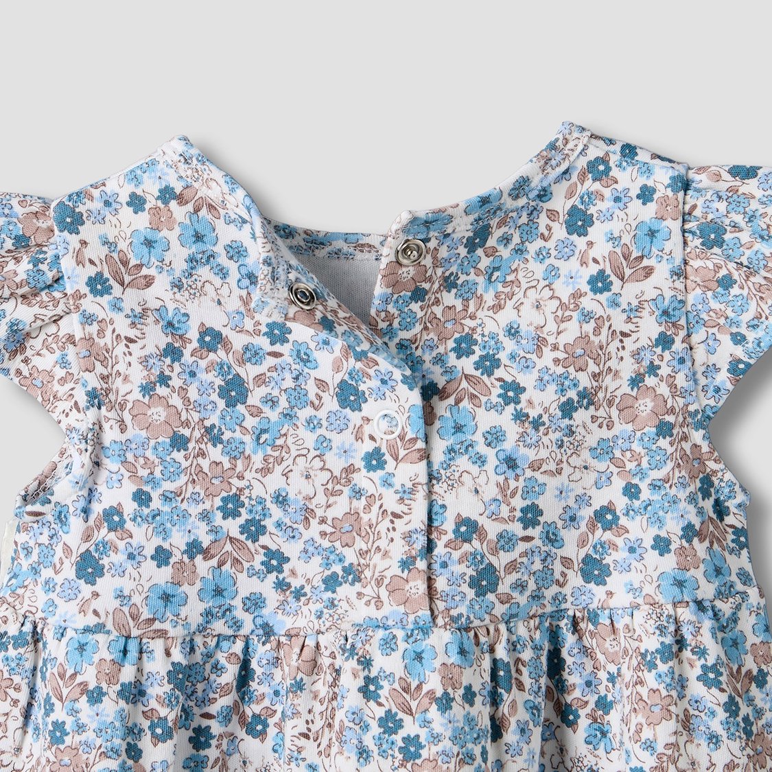 Juniors Floral Print A-Line Dress
