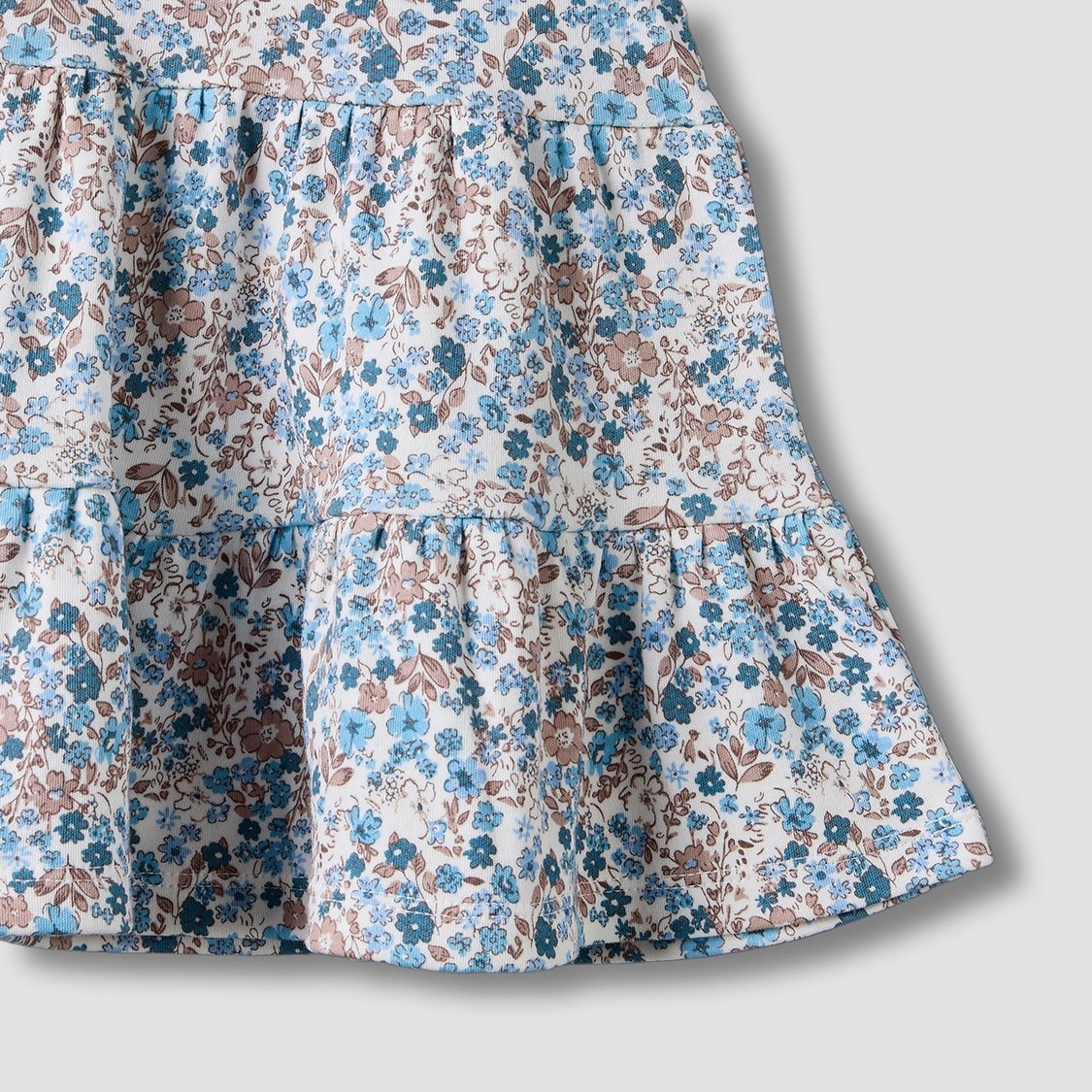 Juniors Floral Print A-Line Dress