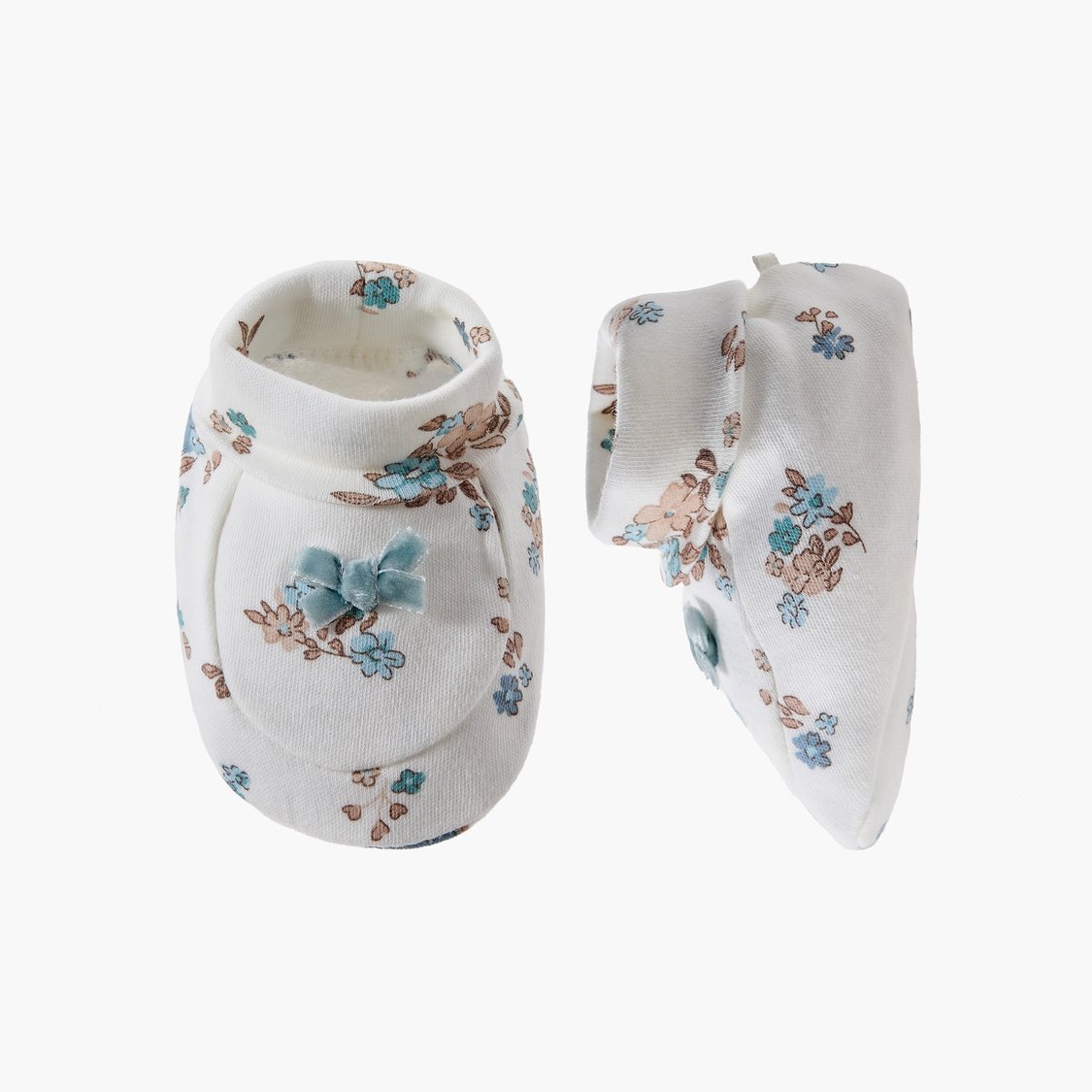 Juniors Floral Print Booties