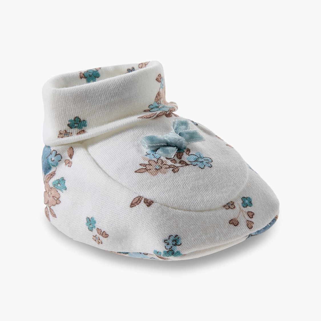 Juniors Floral Print Booties