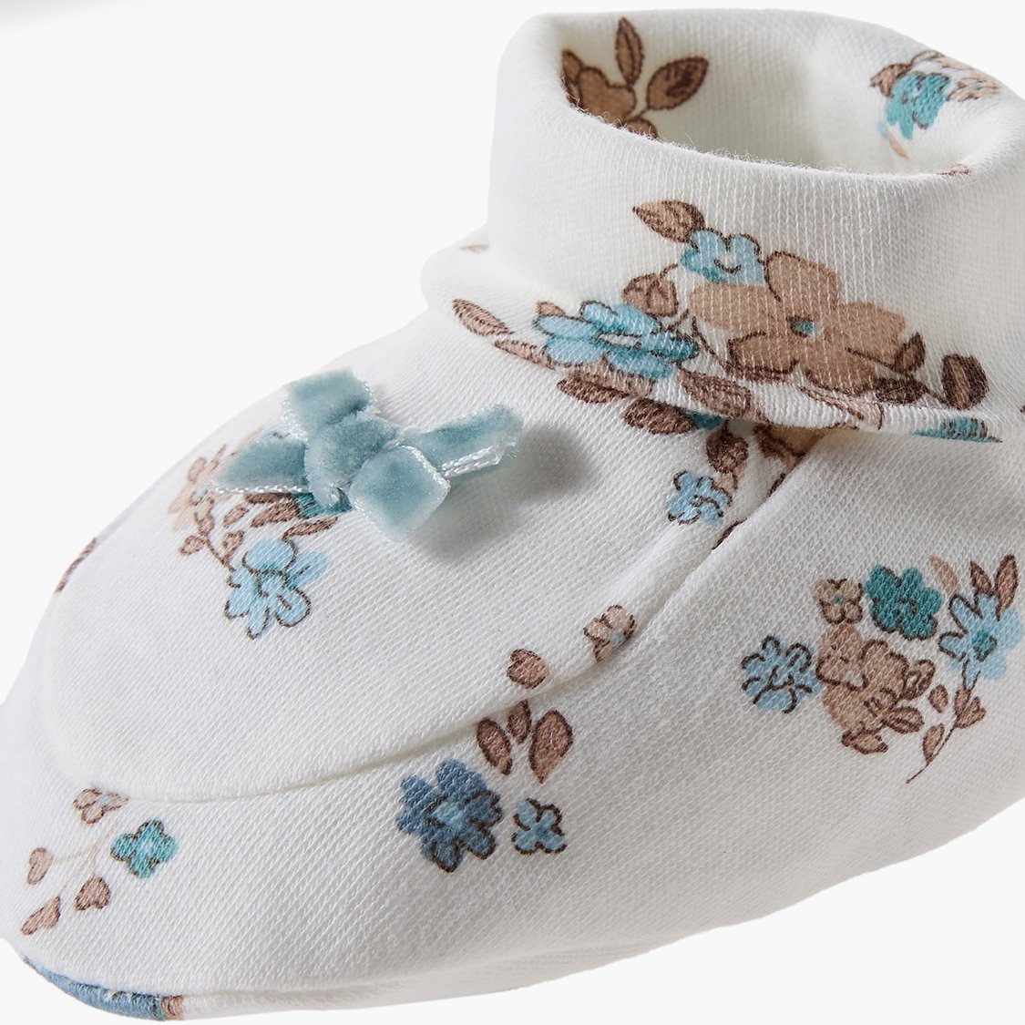 Juniors Floral Print Booties