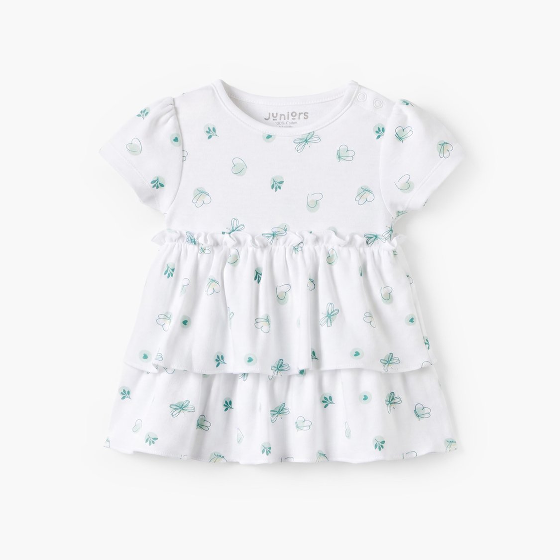 Juniors Printed Top and Pyjama Set