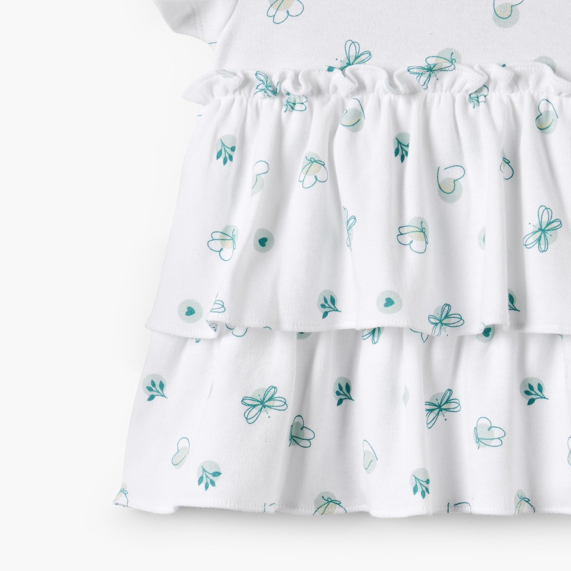 Juniors Printed Top and Pyjama Set