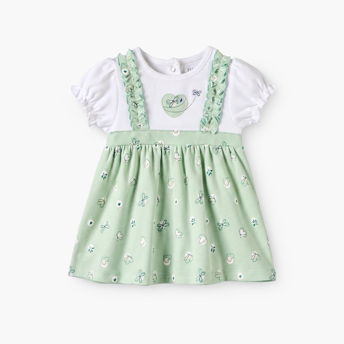 Juniors Butterfly Print Dress