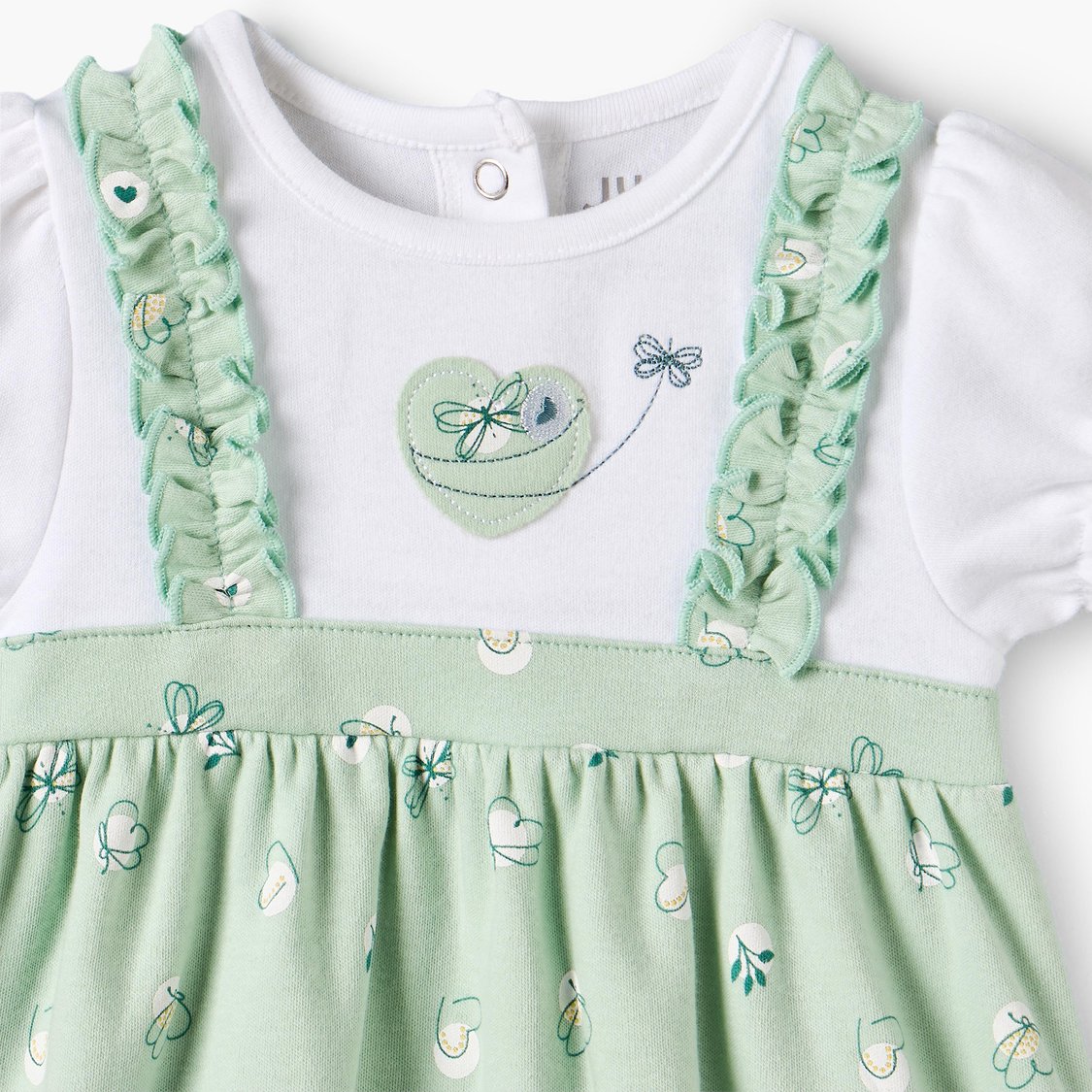 Juniors Butterfly Print Dress