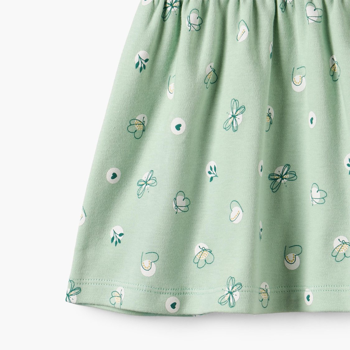 Juniors Butterfly Print Dress