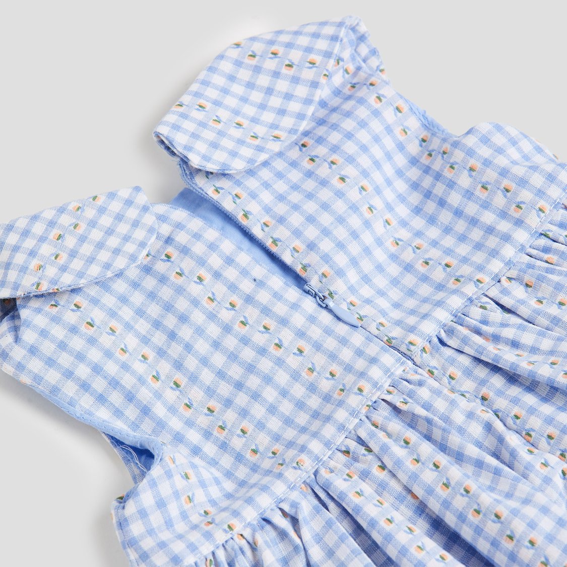 Juniors Checked A-line Dress