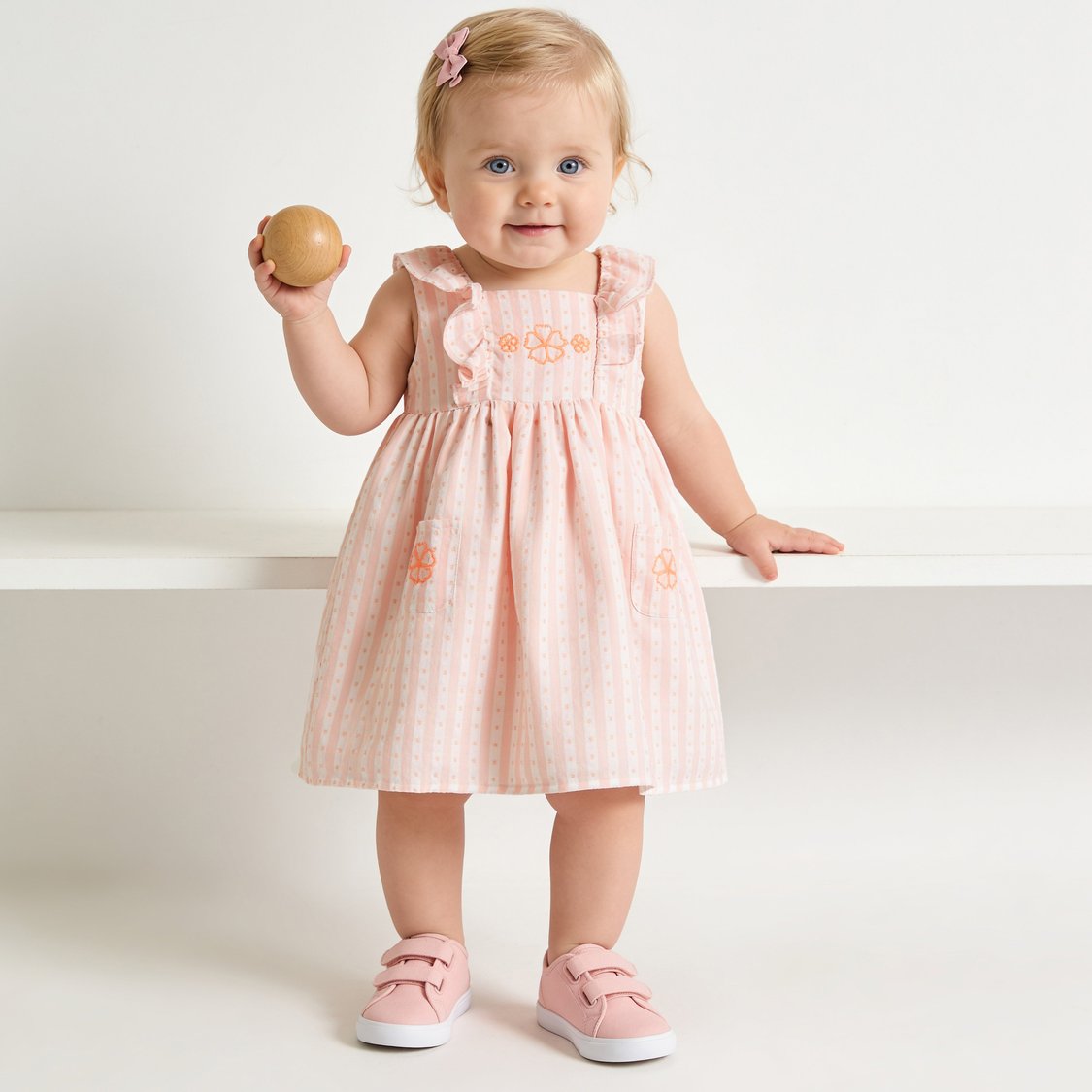 Juniors Swiss Dots Dress